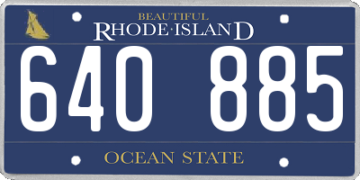 RI license plate 640885