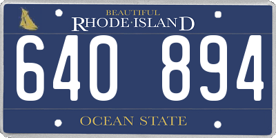 RI license plate 640894