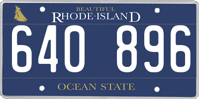 RI license plate 640896