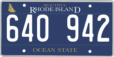 RI license plate 640942