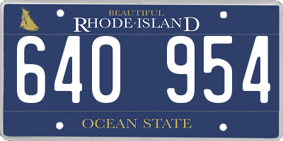RI license plate 640954