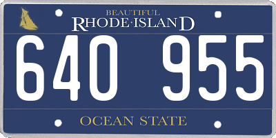 RI license plate 640955