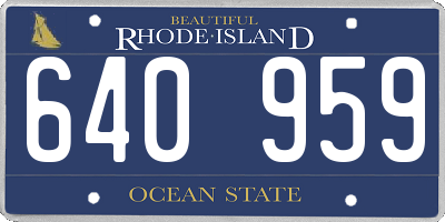 RI license plate 640959