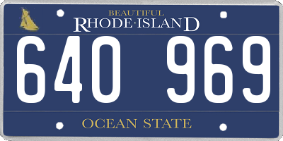 RI license plate 640969