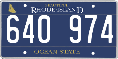 RI license plate 640974