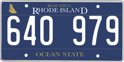 RI license plate 640979