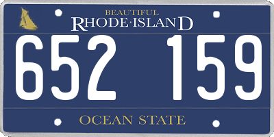 RI license plate 652159