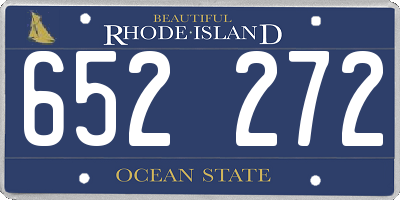 RI license plate 652272