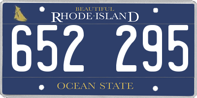 RI license plate 652295