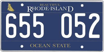 RI license plate 655052