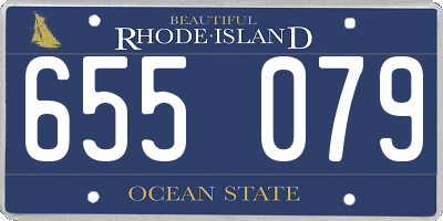 RI license plate 655079