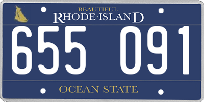 RI license plate 655091