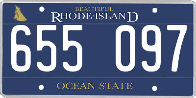 RI license plate 655097