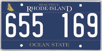 RI license plate 655169