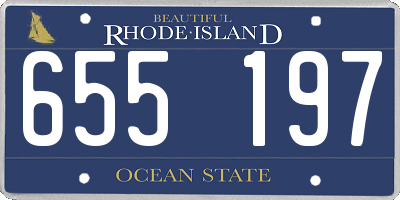 RI license plate 655197