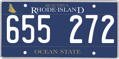 RI license plate 655272