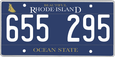 RI license plate 655295