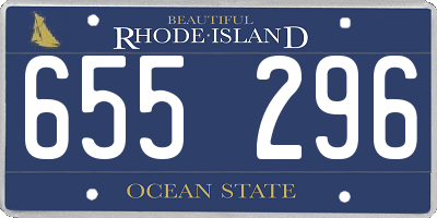 RI license plate 655296