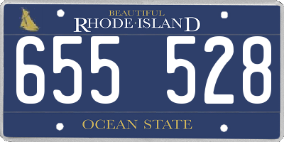 RI license plate 655528