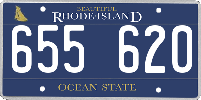 RI license plate 655620