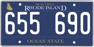 RI license plate 655690