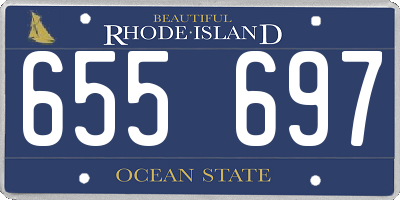 RI license plate 655697