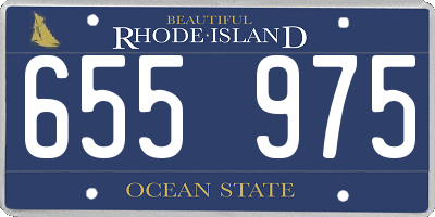 RI license plate 655975
