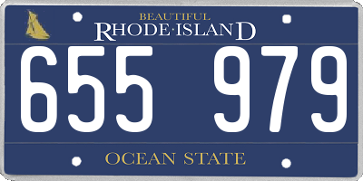 RI license plate 655979