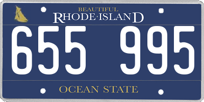 RI license plate 655995