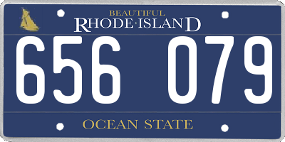 RI license plate 656079