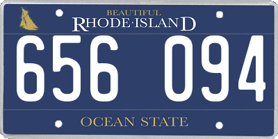 RI license plate 656094