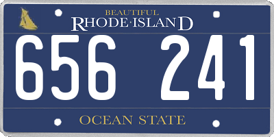 RI license plate 656241