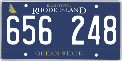 RI license plate 656248