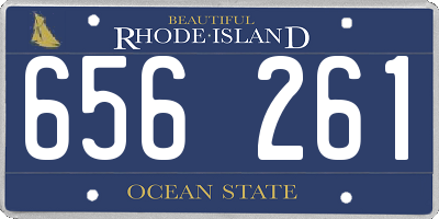 RI license plate 656261