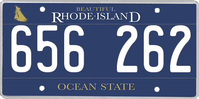 RI license plate 656262