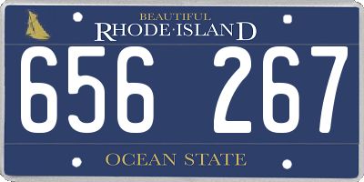 RI license plate 656267