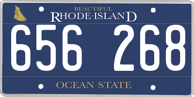 RI license plate 656268