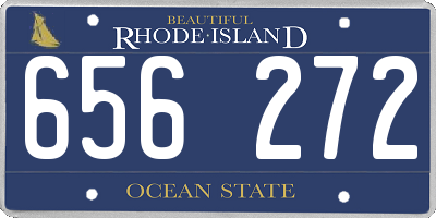 RI license plate 656272