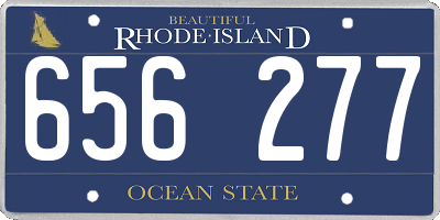 RI license plate 656277