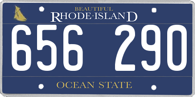 RI license plate 656290