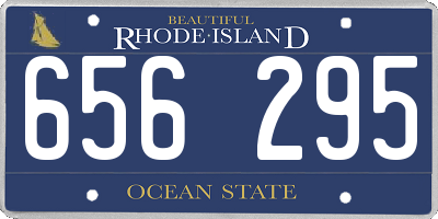RI license plate 656295