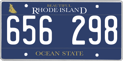 RI license plate 656298