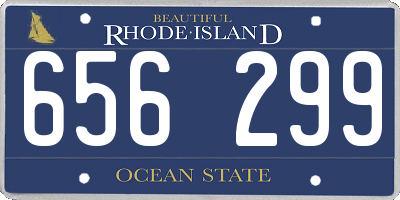 RI license plate 656299