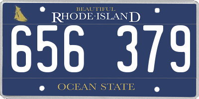 RI license plate 656379