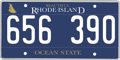 RI license plate 656390