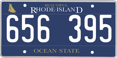 RI license plate 656395