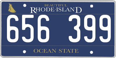 RI license plate 656399