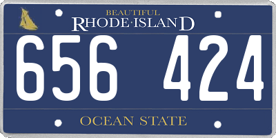 RI license plate 656424