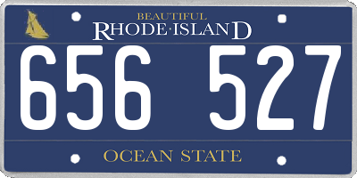 RI license plate 656527