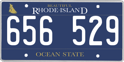 RI license plate 656529